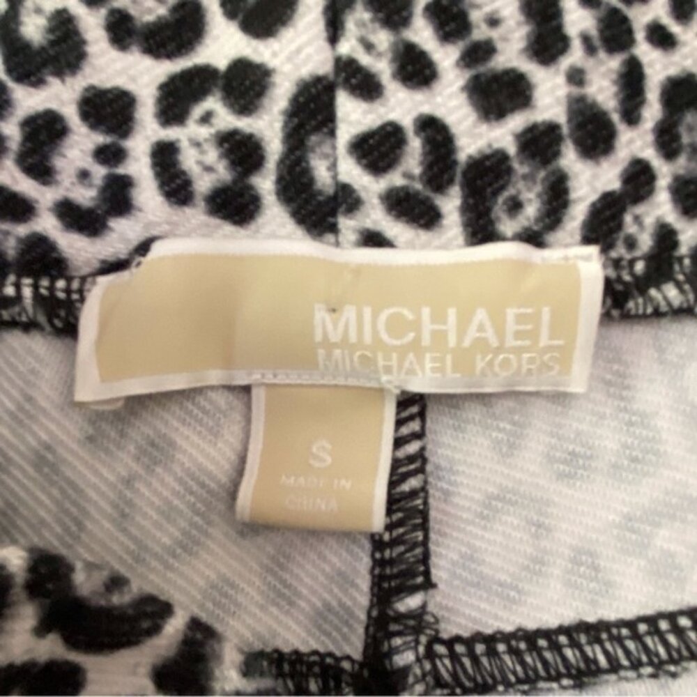 Michael Kors Pant Leopard Prints Pattern Small St… - image 2